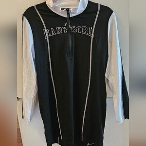 Dolls Kill Poster Girl MAKE MY MARK ZIP-UP DRESS NWT 1X